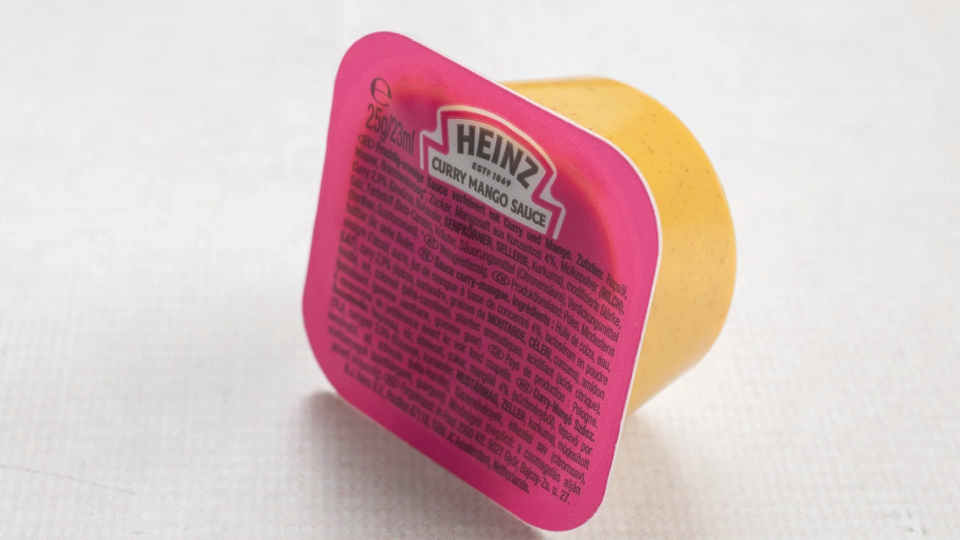 صوص هاينز كاري مانجو 25g